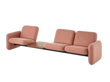 WILKES - Sectional fabric sofa with integrated magazine rack by Herman Miller - view 2